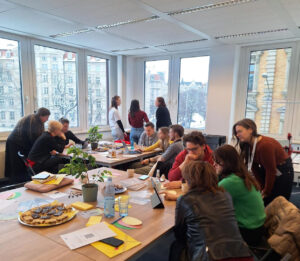 Workshopteilnehmende des Big and Growing Festivals am KMI