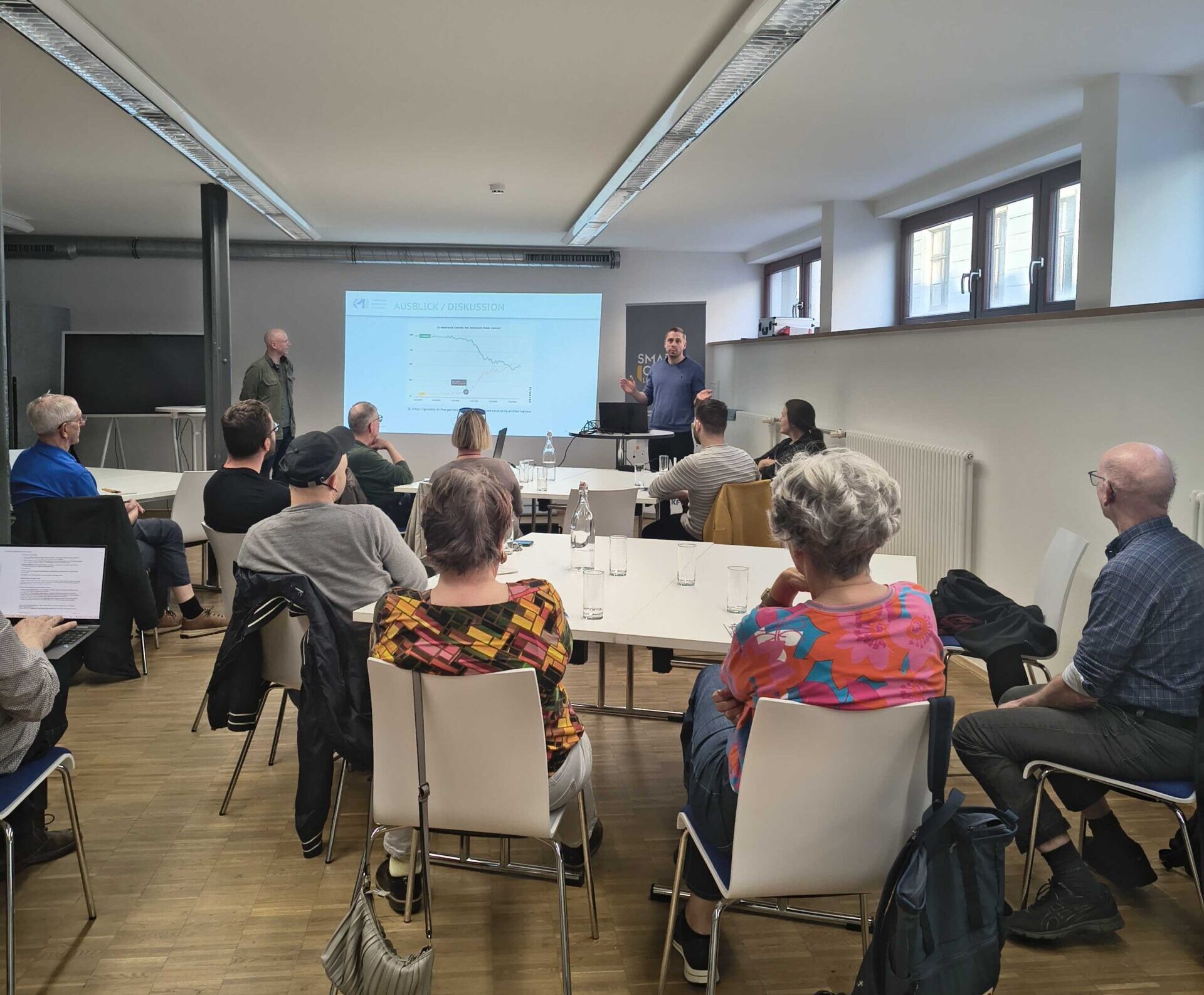 Aufnahmen während des Workshops